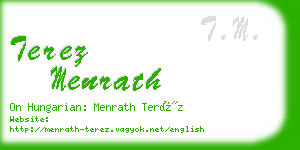 terez menrath business card